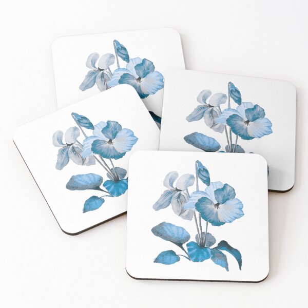 Item preview, Watercolor Blue Flowers designed and sold by Pavnud.