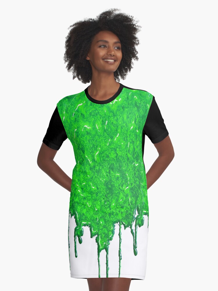 Slime green hot sale graphic tee