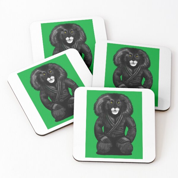 Item preview, Be strong as a lion, Black lion with yellow eyes designed and sold by Giovanni-c.