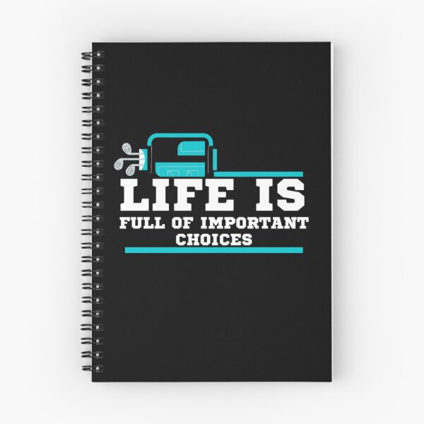 Item preview, Life is full of important choices_best gift for golfers and for golf lover designed and sold by Douniaya.