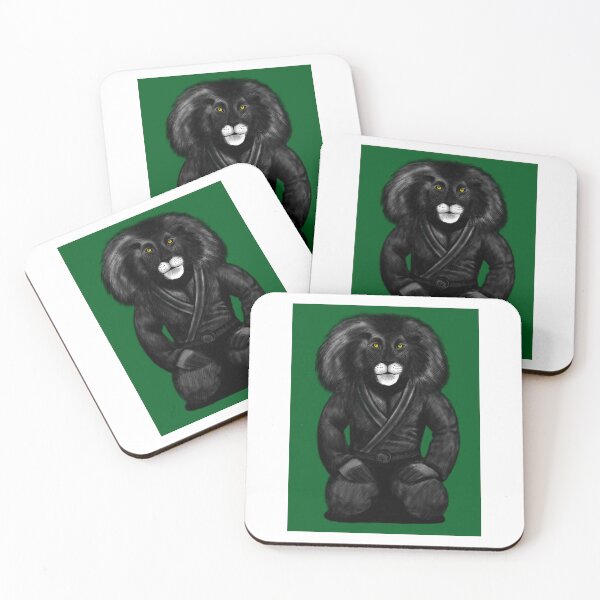 Item preview, Be strong as a lion, Black lion with yellow eyes designed and sold by Giovanni-c.