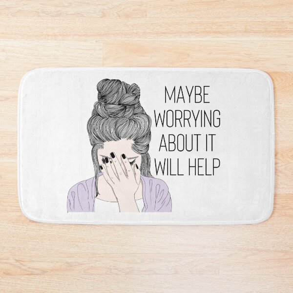 Item preview, Maybe Worrying About It Will Help Overthinking designed and sold by nquestiaa.