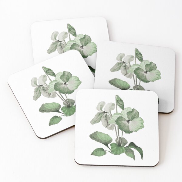 Item preview, Watercolor  Green Flowers designed and sold by Pavnud.