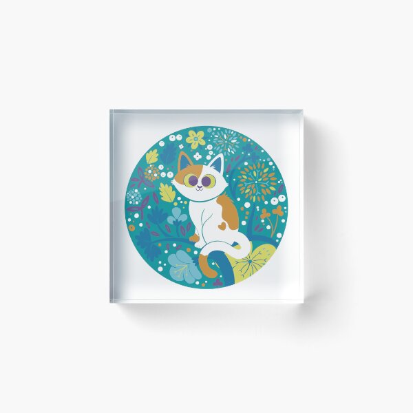 Item preview, Floral Cat  designed and sold by Twkirky.