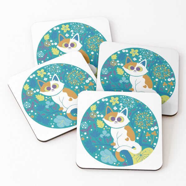 Item preview, Floral Cat  designed and sold by Twkirky.