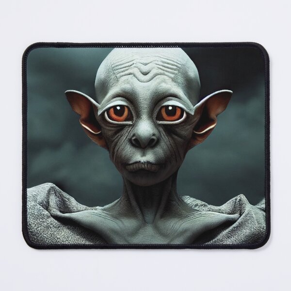 Item preview, Strange and mysterious alien creature, mix of monkey, cat and sphinx designed and sold by ART NeuroSmARTxx.