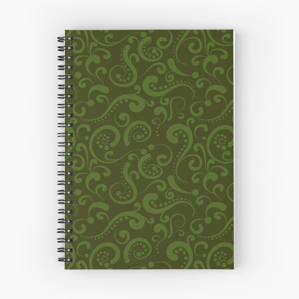 Item preview, Green Swirls and Dots Pattern by Cherie's Art(c)2022 designed and sold by CheriesArt.