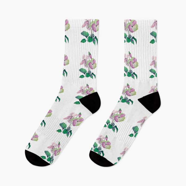 Item preview, Watercolor  Green - Purple Flowers designed and sold by Pavnud.