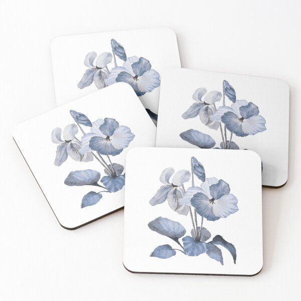 Item preview, Watercolor  Light Blue Flowers designed and sold by Pavnud.