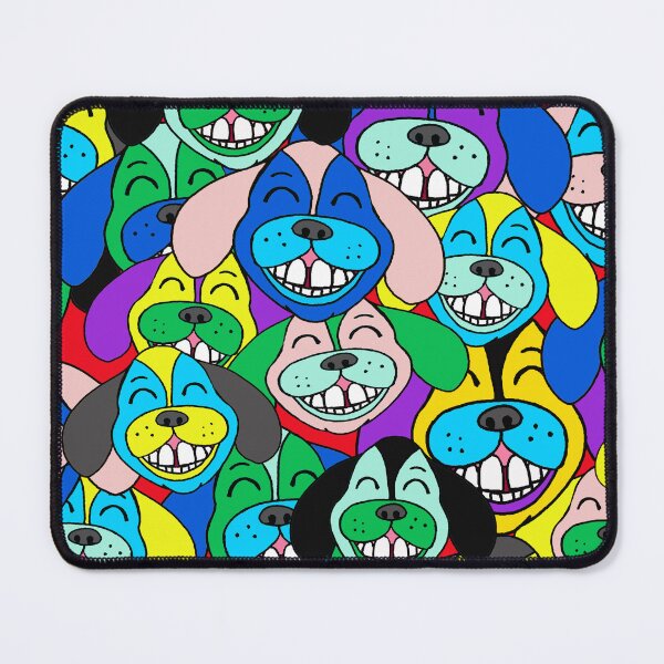 Item preview, Smiling dogs Mirjam Griffioen Mask designed and sold by Mirjam Griffioen.