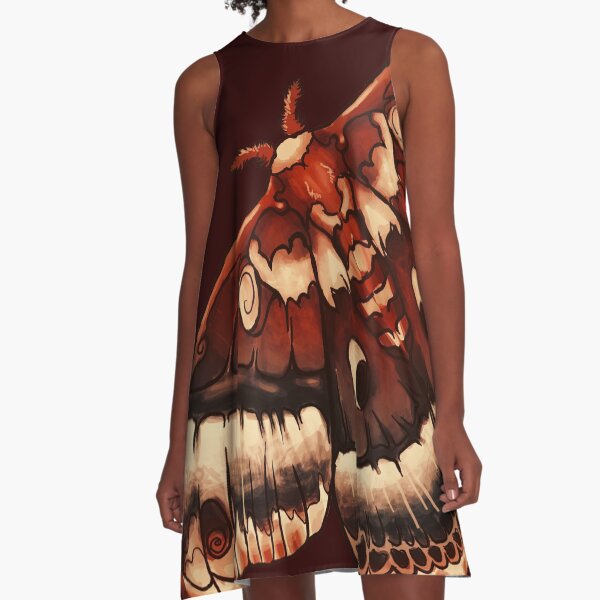 Cecropia Moth A-Line Dress