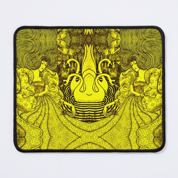 Item preview, Be In The Flow .. Dolce Leda's Meditation Jan Toorop in Lady and Swans Bright Yellow designed and sold by SpiritGifts.