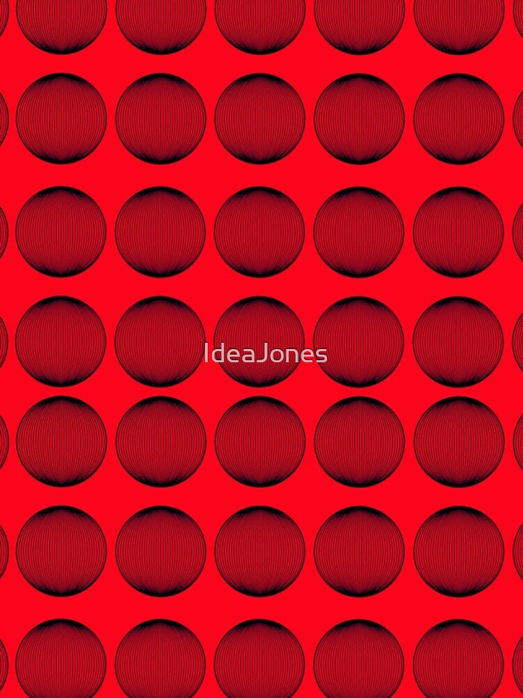 Thumbnail 4 of 4, iPhone Case, Red Round Obsession designed and sold by IdeaJones.