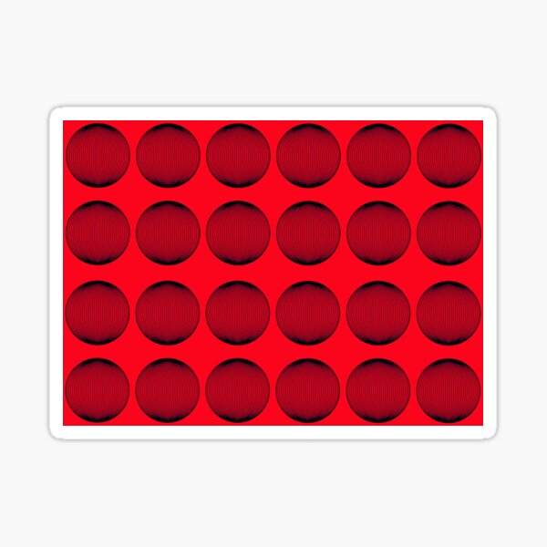 Item preview, Red Round Obsession designed and sold by IdeaJones.