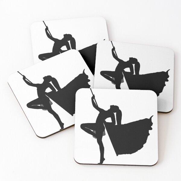 Item preview, Color guard flag silhouette  designed and sold by imgpine610.