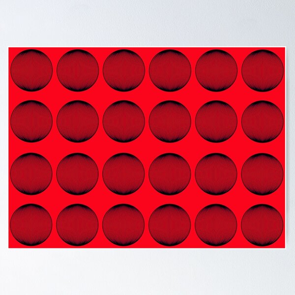 Item preview, Red Round Obsession designed and sold by IdeaJones.