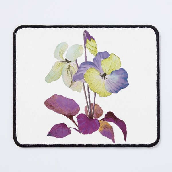Item preview, Watercolor Purple - Yellow Flowers designed and sold by Pavnud.