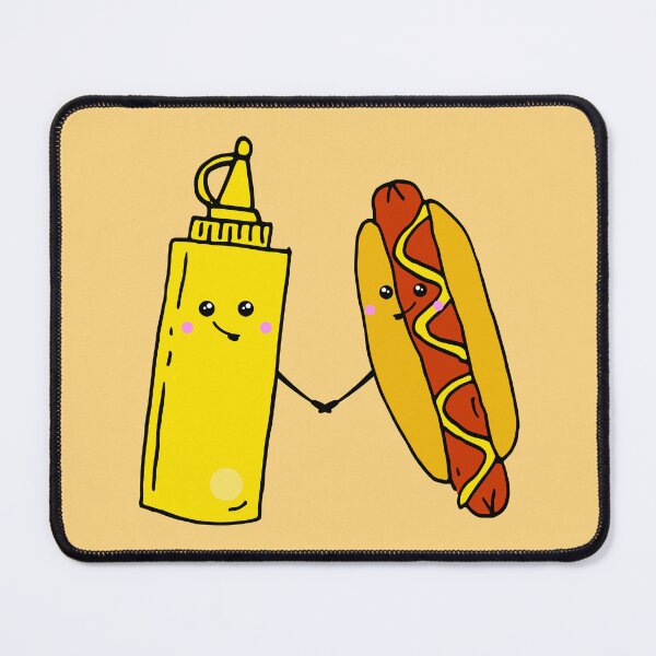 Item preview, Hot Dog and Mustard Food Love designed and sold by HotHibiscus.