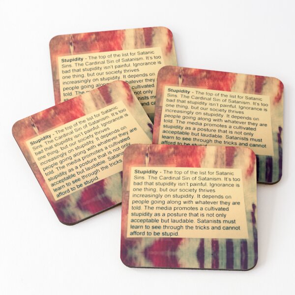 Item preview, stupidity is a cardinal sin designed and sold by weirdove.