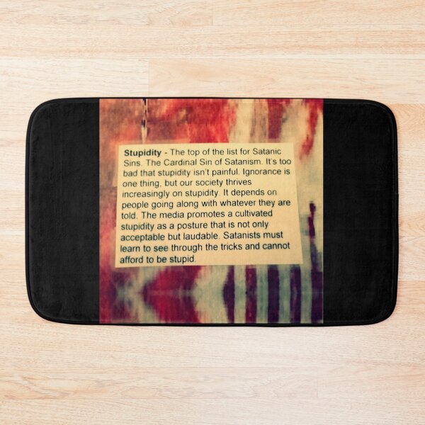 Item preview, stupidity is a cardinal sin designed and sold by weirdove.