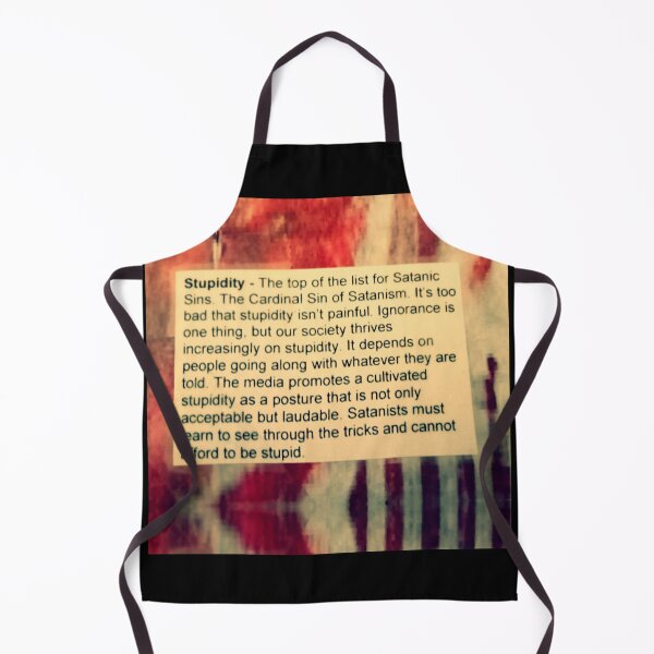 Item preview, stupidity is a cardinal sin designed and sold by weirdove.