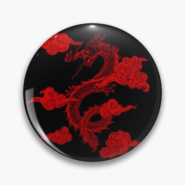 Item preview, Japanese red dragon designed and sold by hedoniism-shop.