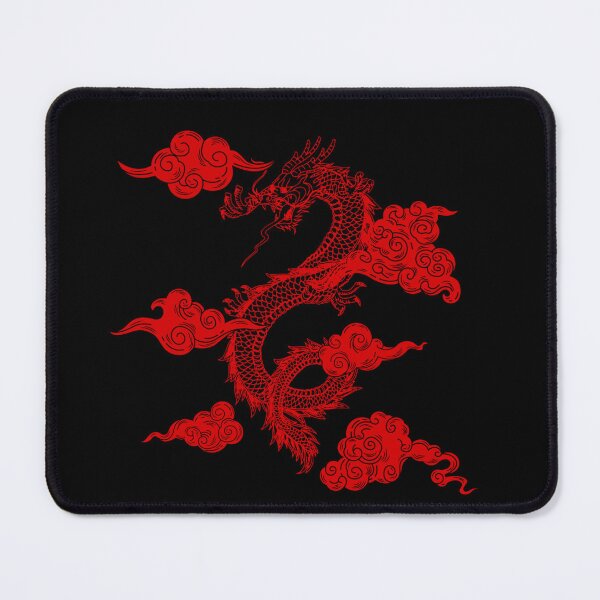 Item preview, Japanese red dragon designed and sold by hedoniism-shop.