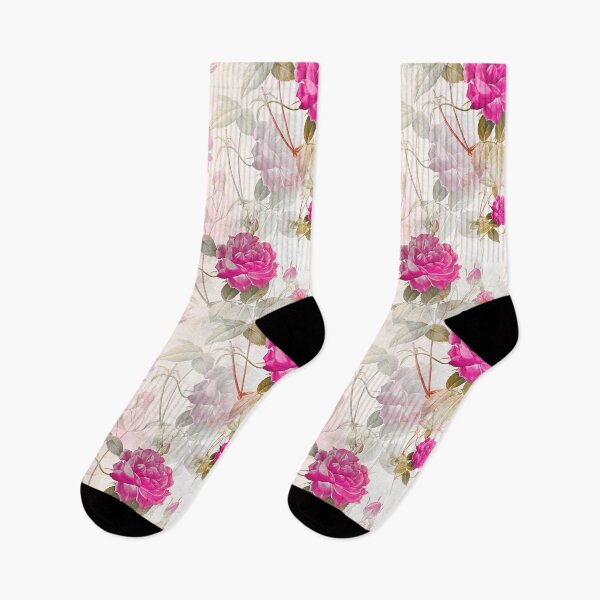 Item preview, Vintage Victorian Wild Pink Roses Leaves Luxury Petals designed and sold by YounitedArt.