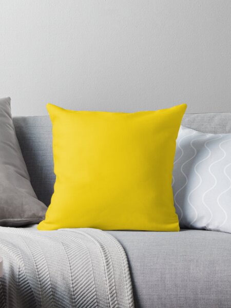 Item preview, PLAIN SOLID YELLOW - GOLD- BY OZCUSHIONS  designed and sold by ozcushions.
