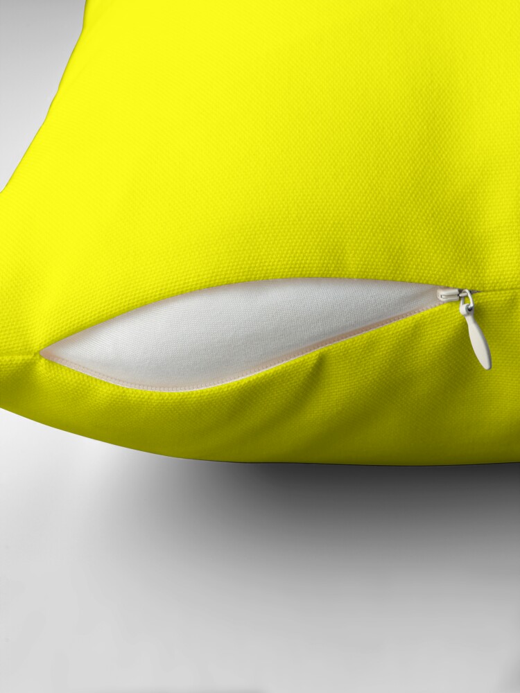 Thumbnail 2 of 4, Pillow, SOLID | BOLD | PLAIN YELLOW | PERFECT FOR SUMMER designed and sold by ozcushions.