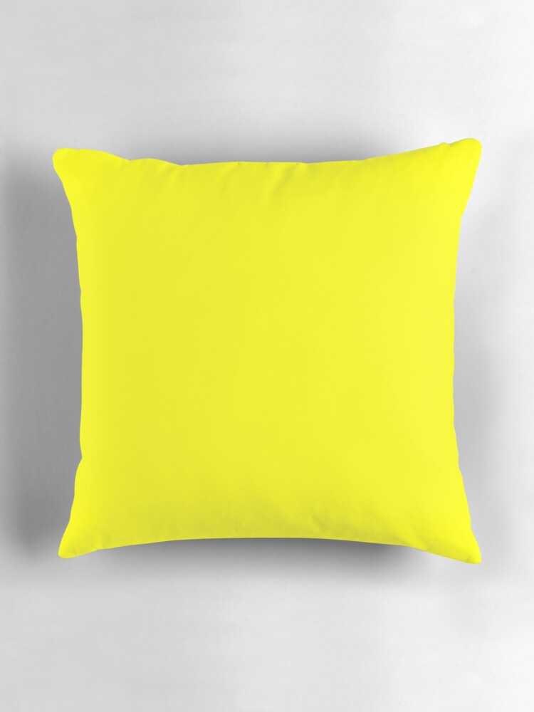 Thumbnail 3 of 4, Pillow, SOLID | BOLD | PLAIN YELLOW | PERFECT FOR SUMMER designed and sold by ozcushions.