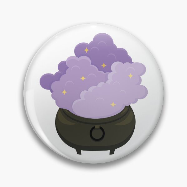 Item preview, A witch's cauldron with clouds designed and sold by Art-of-Rory.