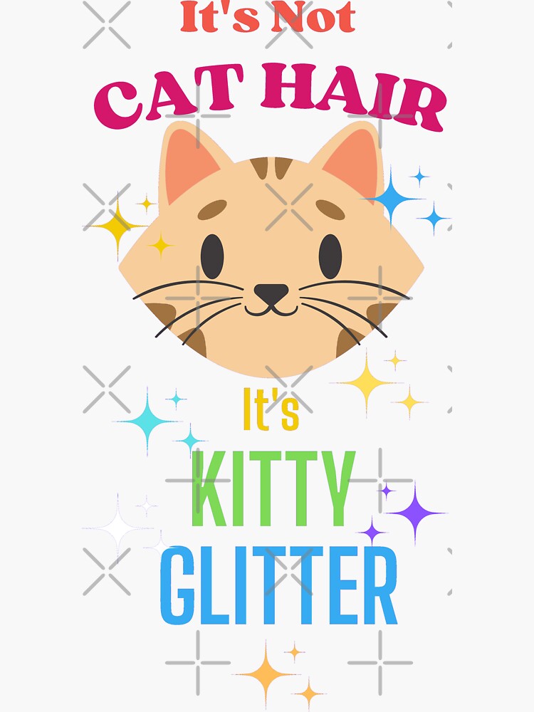 Glitter Kitties Glitter Stickers