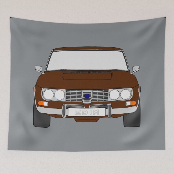 Item preview, Saab 99 brown color designed and sold by EdimDesign.