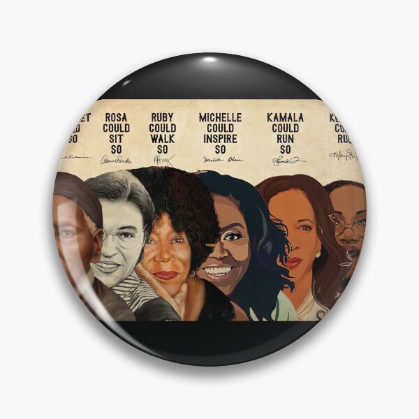 Item preview, Kamala Harris Black History Month - Harriet Led So, Rosa Could Sit So, Ruby Could Walk So, Michelle Could Inspire So designed and sold by HappyGrandmaUB.