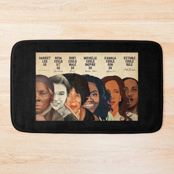Item preview, Kamala Harris Black History Month - Harriet Led So, Rosa Could Sit So, Ruby Could Walk So, Michelle Could Inspire So designed and sold by HappyGrandmaUB.