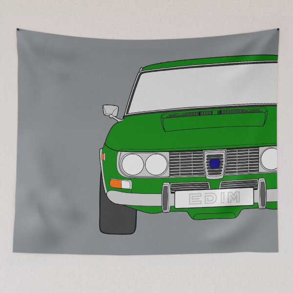 Item preview, Saab 99 green color designed and sold by EdimDesign.