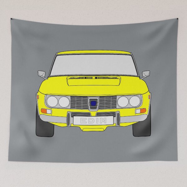 Item preview, Saab 99 yellow color designed and sold by EdimDesign.