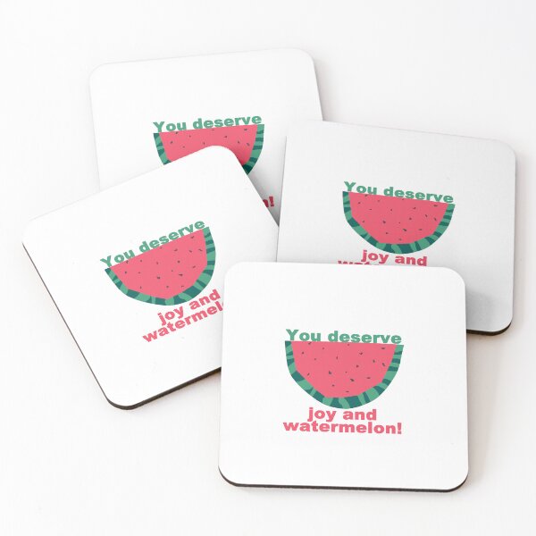 Item preview, You deserve joy and watermelon designed and sold by CatsHappy.