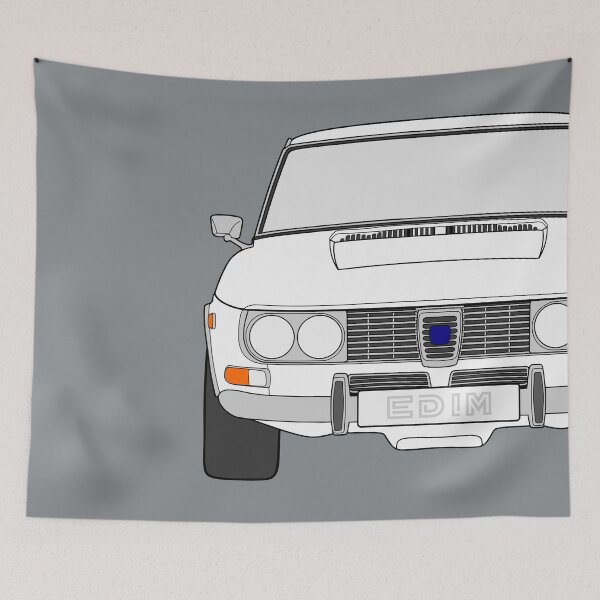 Item preview, Saab 99 white color designed and sold by EdimDesign.