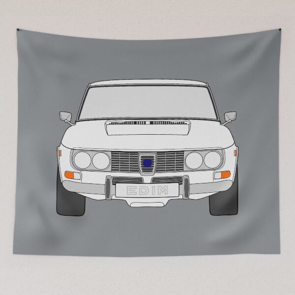 Item preview, Saab 99 white color designed and sold by EdimDesign.