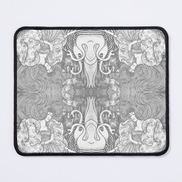 Item preview, Be In The Flow .. Lady and Swans Dolce Leda's Meditation Jan Toorop in Grey designed and sold by SpiritGifts.