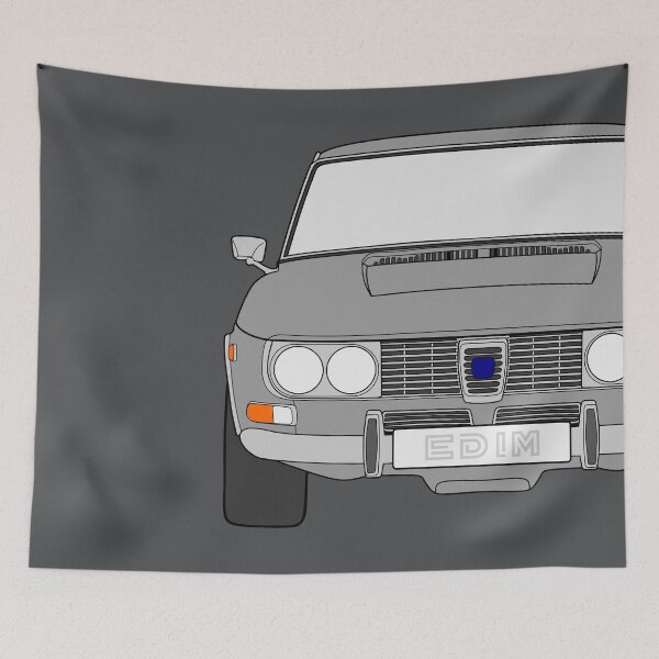 Item preview, Saab 99 grey color designed and sold by EdimDesign.