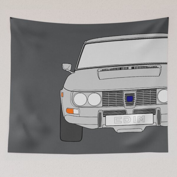 Item preview, Saab 99 silver color designed and sold by EdimDesign.
