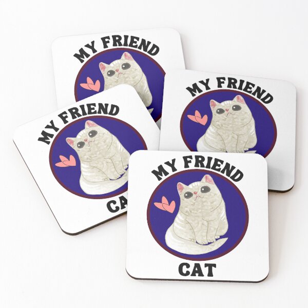 Item preview, At least my cat loves me - My friend cat designed and sold by CardsNeverFails.