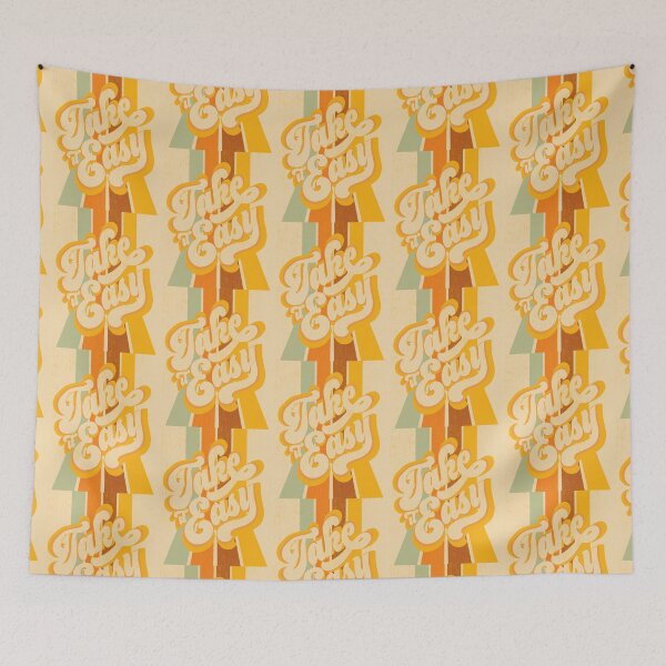Item preview, Retro 70s Style Take it Easy  designed and sold by BiggaMoga.