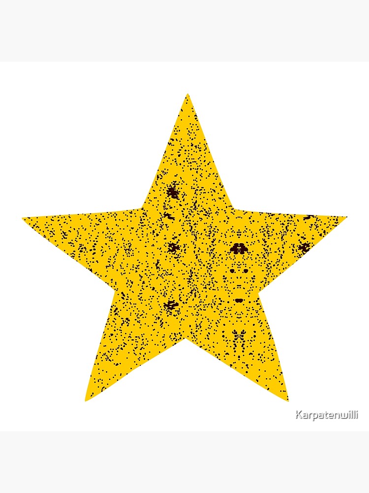 "The Yellow Star" Poster for Sale by Karpatenwilli Redbubble