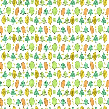 Artwork thumbnail, Colorful Line Trees Collection by ILIA ILO