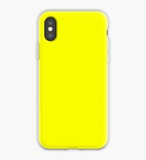 Vinilo o funda para iPhone Neón fluorescente amarillo | Amarillo | amarillo neón / amarillo flúor