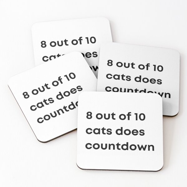 Item preview, 8 Out Of 10 Cats Does Countdown designed and sold by CardsNeverFails.